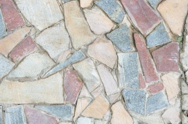 Doku, arka plan, desen. Mozaik döşemenin dışarı atılır ve blok çimento