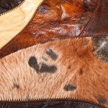 Cilt sanat. deri yamalari. doku