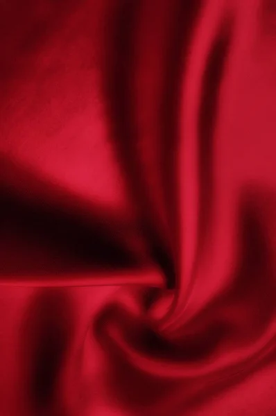 Текстура Рисунок Ткань Красный Шелк Посмотри Красное Жареное Сделано Роскошного — стоковое фото