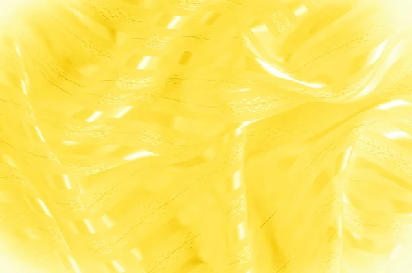 Background Texture Pattern Yellow Silk Fabric Light Stripe Yellowish Tissue — Stock Photo, Image