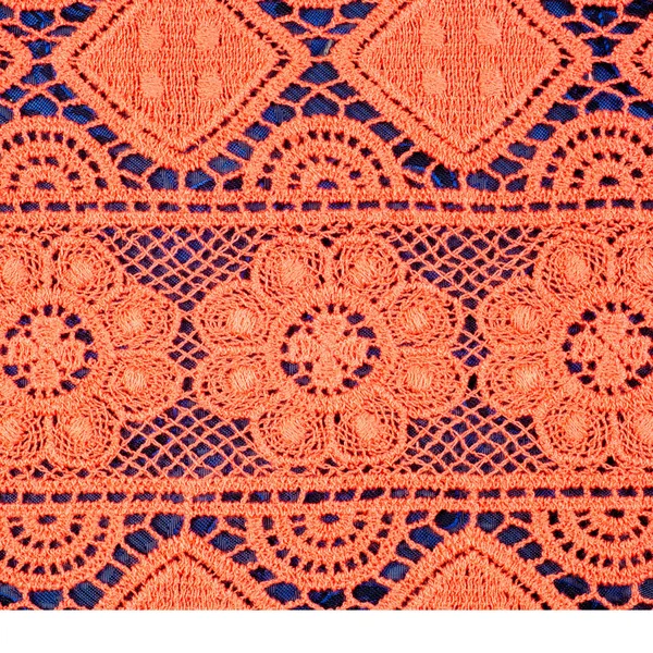 Red Lace Fabric Texture Photo Taken Studio — Stock Photo, Image