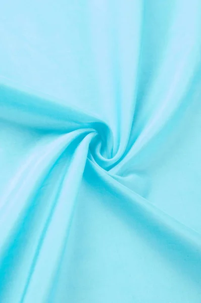 Textura Fundo Tecido Tecido Azul Seda Aqua Azul Azul Bondi — Fotografia de Stock