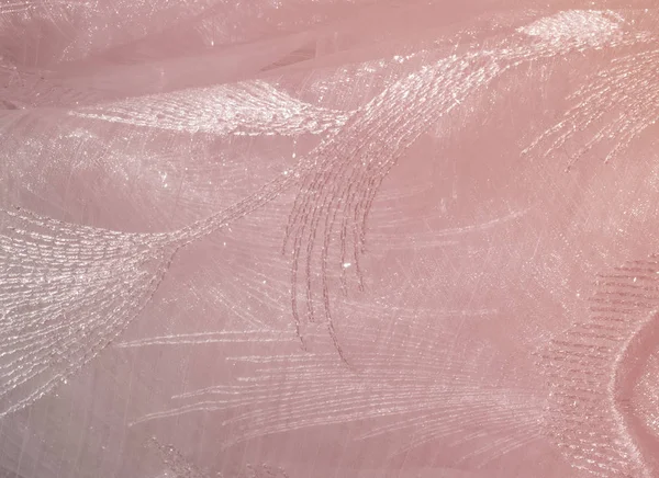 Texture Background Pattern Tulle Pastel Pink Tones Abstract Background Pink — Stock Photo, Image