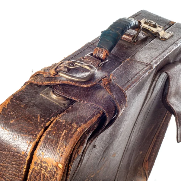 Old Suitcase Suitcase Bag Trunk Case Handbag Valise — Stock Photo, Image
