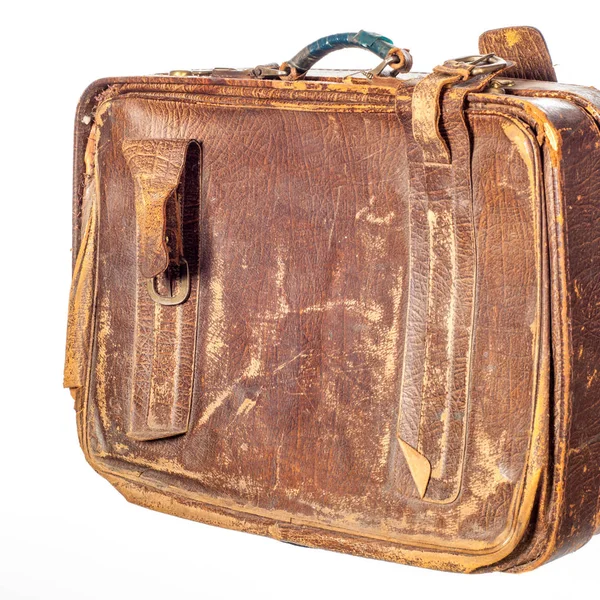 Oude Koffer Het Patroon Koffer Tas Stam Case Handtas Valise — Stockfoto