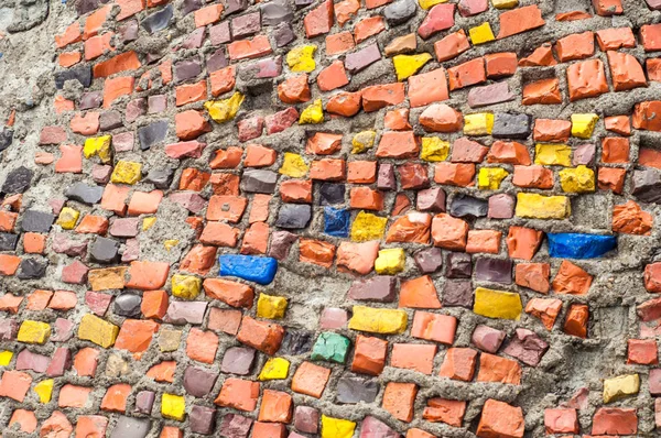 Doku, arka plan, desen. Portre fotoğraf çok renkli mozaik taş. Yapı tasarım dekor. Yüzme Havuzu duvar ve zemin kaplama