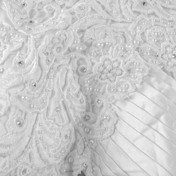 Ball Weiß Weißes Tuch Gewebe Textil Stoff Material Textur — Stockfoto