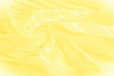 Arka plan doku, desen. Hafif bir şerit ile sarı ipek kumaş. Sarımsı doku. Pürüzsüz zarif sarı saten arka plan.