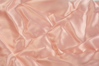 Doku, arka plan, desen. Kumaş ipek bej arka plan. Bej kumaş. İpek kumaş duvar kağıdı doku arka planda sepya pastel sarı krem bej renk tonu: güzel doğal ipek dokulu Tekstil