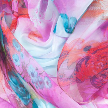 Pembe kumaş. doku. Stüdyo fotoğrafı