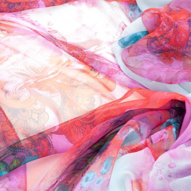 Pembe kumaş. doku. Stüdyo fotoğrafı