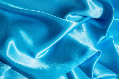 Doku, kumaş, arka plan. Arka plan lüks kumaş ya da sıvı dalgalar ya da dalgalı kırışık ipek saten doku kadife malzeme veya lüks Noel. Yeşil