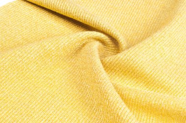 Doku, arka plan, desen. Altın bir ton kumaş. Bronz gölge ölçek deniz kızı pullu kumaş bahçesinde ışık altın tarafından 