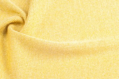 Doku, arka plan, desen. Altın bir ton kumaş. Bronz gölge ölçek deniz kızı pullu kumaş bahçesinde ışık altın tarafından 