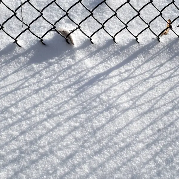 Sneeuw Patroon Atmosferische Water Vapor Bevroren Het Ijskristallen Vallen Lichte — Stockfoto