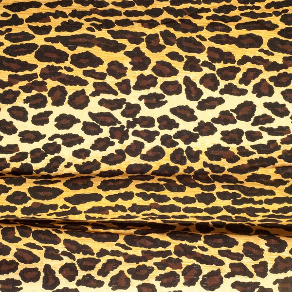 Textura Tecido Sombreada Sob Leopard Tecido Têxtil Material — Fotografia de Stock