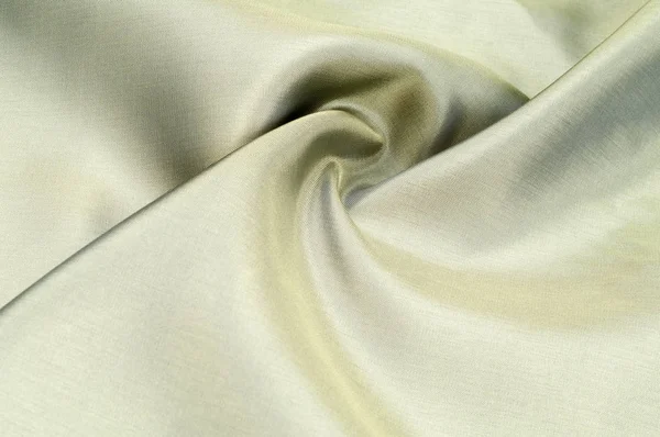 Texture Background Pattern Fabric Silk Khaki Green Field Gray Golden — Stock Photo, Image