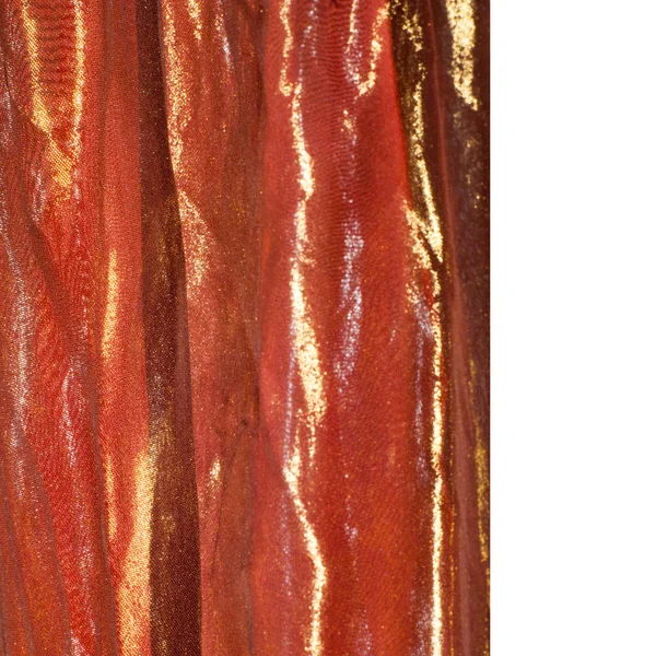 Tecido Transparente Marrom Rosa Textura Roupão Fotografado Estúdio — Fotografia de Stock