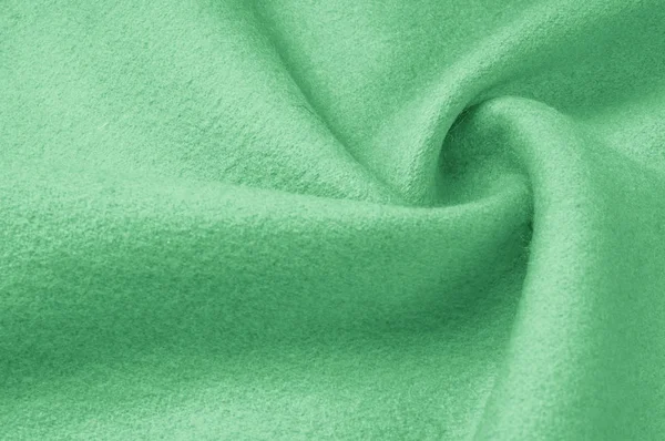 Texture Background Pattern Woolen Fabric Outdoor Clothing Pale Green Colorful — Stock Photo, Image