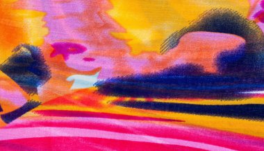 İpek kumaş dokusu, soyut desen