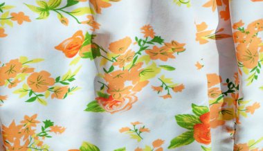 Pamuk Kumaş doku çiçekler. kumaş Baptiste. Batiste, cambric