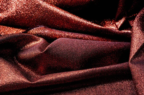 Tekstura, tło, wzór. Tkanina z powłoką bordowy z m — Zdjęcie stockowe