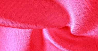Arka plan desen doku duvar kağıdı, kırmızı pembe ipek kumaş. 