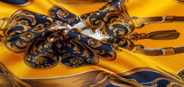 Gotik desenli ipek kumaş. Ben surround olmak için mutlu olurdu