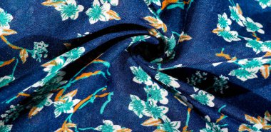 Doku, arka plan, desen, f yeşil renkleri ile kumaş mavi