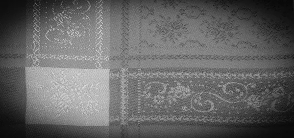 Textura padrão de fundo. tecido preto e branco. Este é o Avai. — Fotografia de Stock