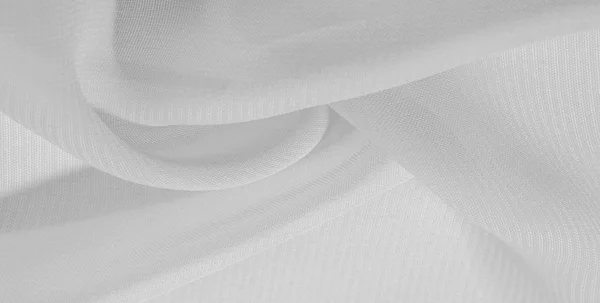 Texture fond motif de tissu de soie blanche. Cet organe en soie — Photo