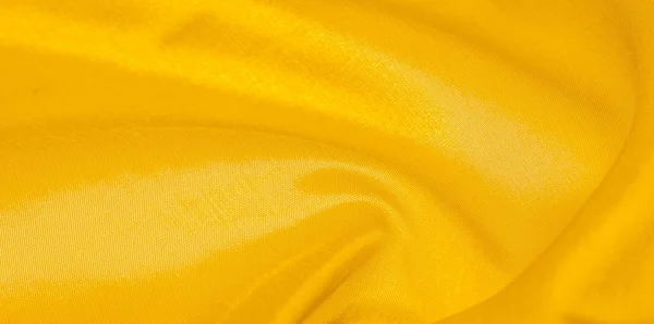 Padrão, fundo, padrão, textura, tecido de seda amarela. Isto... — Fotografia de Stock