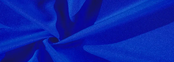 Texture, sfondo, tessuto di seta, scialle donna blu Comodo — Foto Stock
