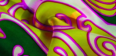 ipek soyut kumaş. Bu lüks ipek şifon kumaş bir sh