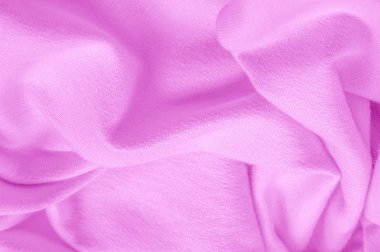 Doku arka plan deseni Kumaş pembe örülmüş. Seyir f