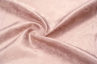 Doku, arka plan, desen. Bir desen o ile kumaş ipek bej