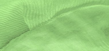 Doku, arka plan, desen, yeşil ipek oluklu ezilmiş fab