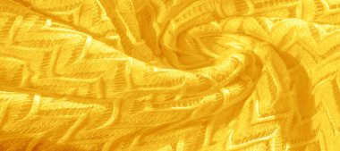 Doku, arka plan, desen, ipek kumaş, sarı, katmanlı dantel 