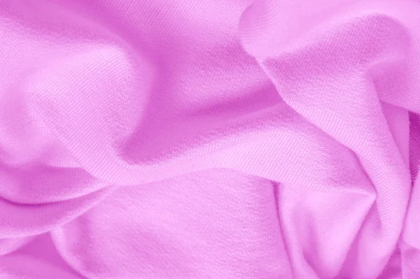 Doku arka plan deseni Kumaş pembe örülmüş. Seyir f