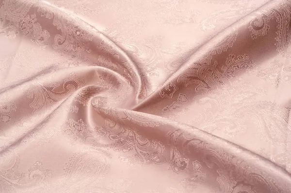 Doku, arka plan, desen. Bir desen o ile kumaş ipek bej