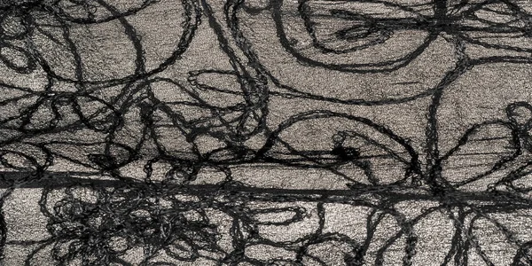 Texture motif de fond, tissu de soie, motif de dentelle noire, hanches — Photo