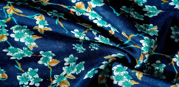 Doku, arka plan, desen, f yeşil renkleri ile kumaş mavi