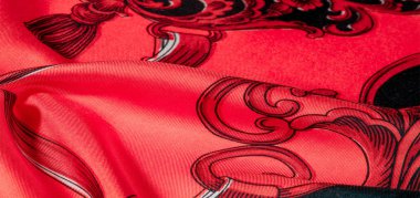 Gotik desenli ipek kumaş. Ben surround olmak için mutlu olurdu