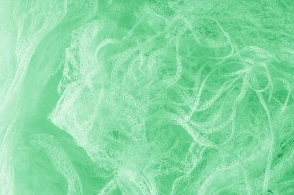 Örgü yeşilli kumaş. Sizin için ruhani parlaklık bir çizgi ekleyin