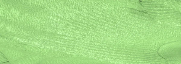 Texture, sfondo, modello, ondulazione di seta verde schiacciato fab — Foto Stock