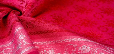 doku arka plan deseni. kırmızı kumaş Bu kumaş sıkı bir sa olduğunu