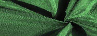 kartpostal arka plan doku, derin zümrüt ipek kumaş, yüksek reso