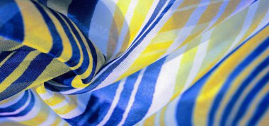 Arka plan dokusu. çok renkli çizgili ipek kumaş. Meksika co