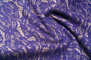 Arka plan dokusu. Şablon. Dantel kaplı sıcak yün kumaş