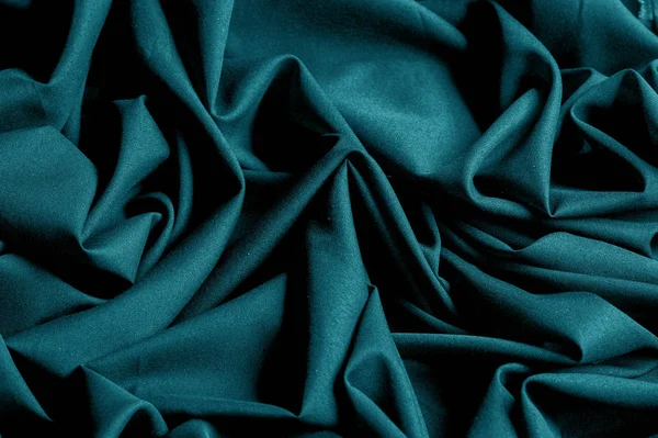 Texturé, fond, motif, tissu turquoise. C'est un unus. — Photo